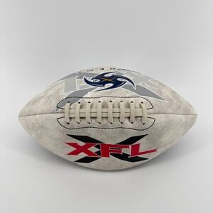 Fotoball Football Mid-size Grey Graphic Synthetic 2001 XFL LA Xtreme